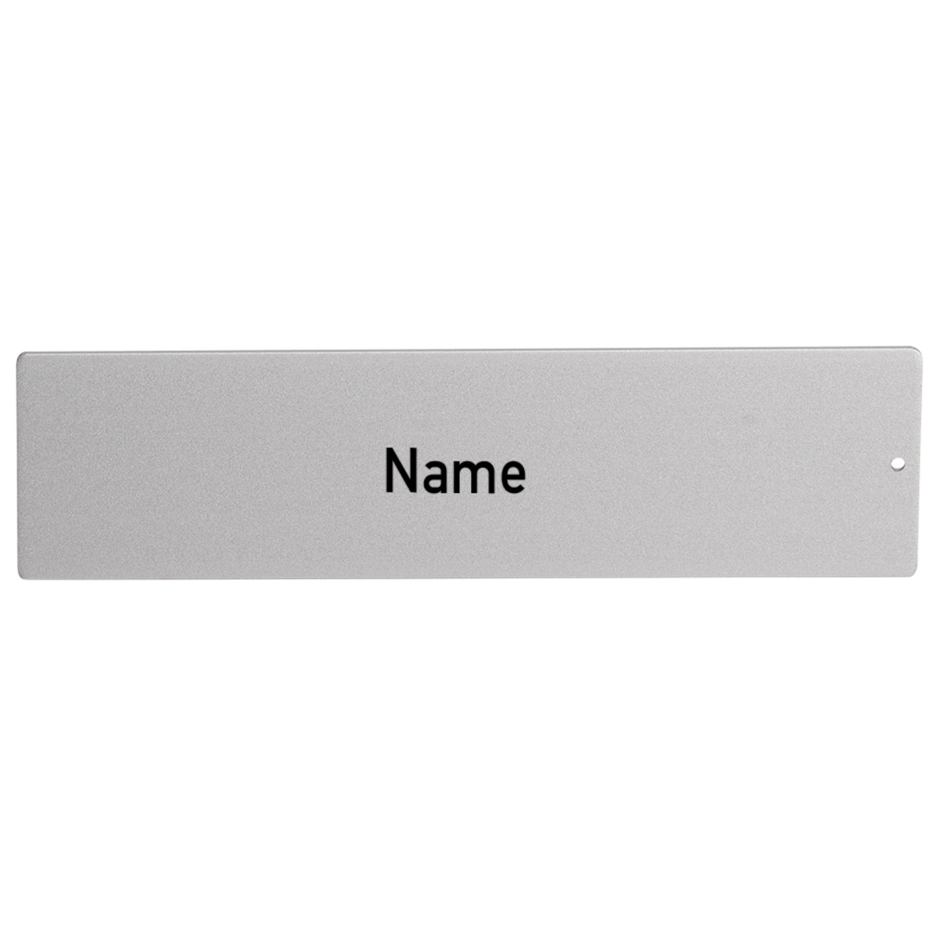 RENZ RSA2 Namensschild ALU mit Gravur für Briefkasten oder Klingelanlage, 90-3-00028